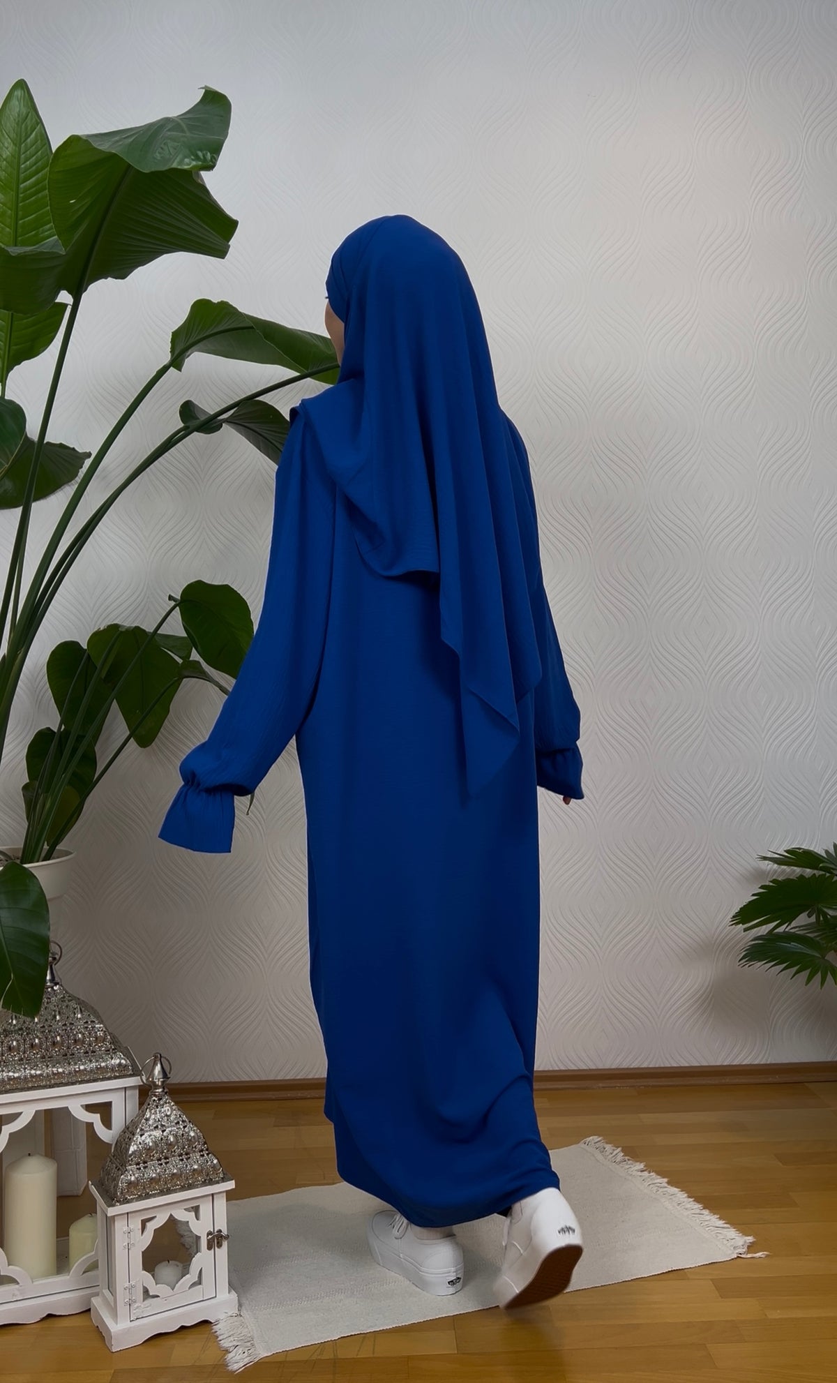 VELAYA Abaya & Khimar Set - blau